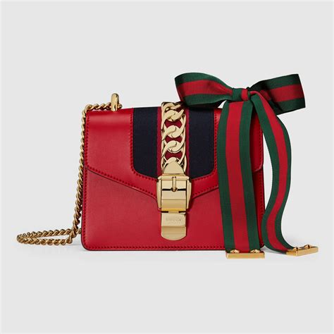 mini chain bag gucci|gucci sylvie mini.